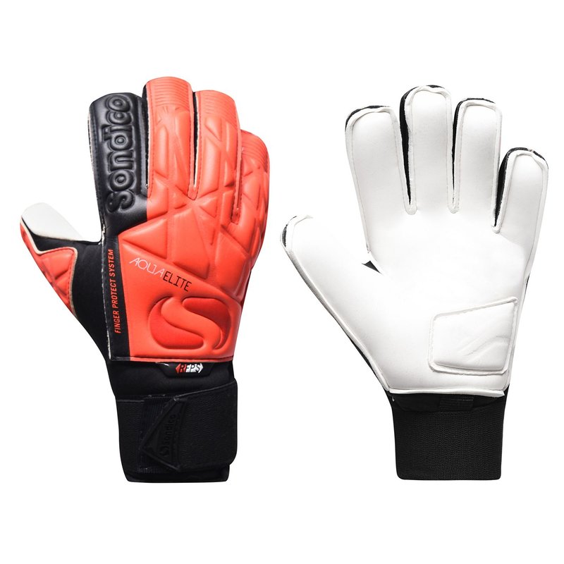 Sondico AquaSpine Flex Strap Football Gloves Size 8 