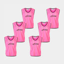 6 Pack Mesh Hi Viz Training Bibs