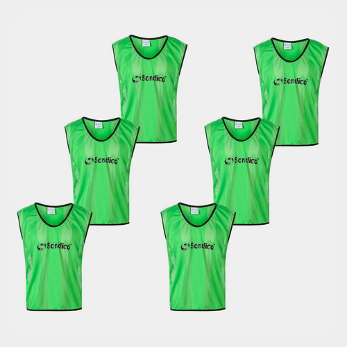 6 Pack Mesh Hi Viz Training Bibs