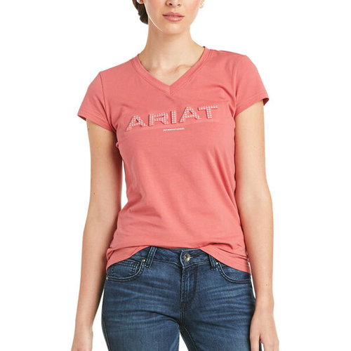 3D Logo Short Sleeve T Shirt Ladies