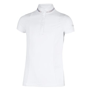 Girls Suana Competition Shirt - White